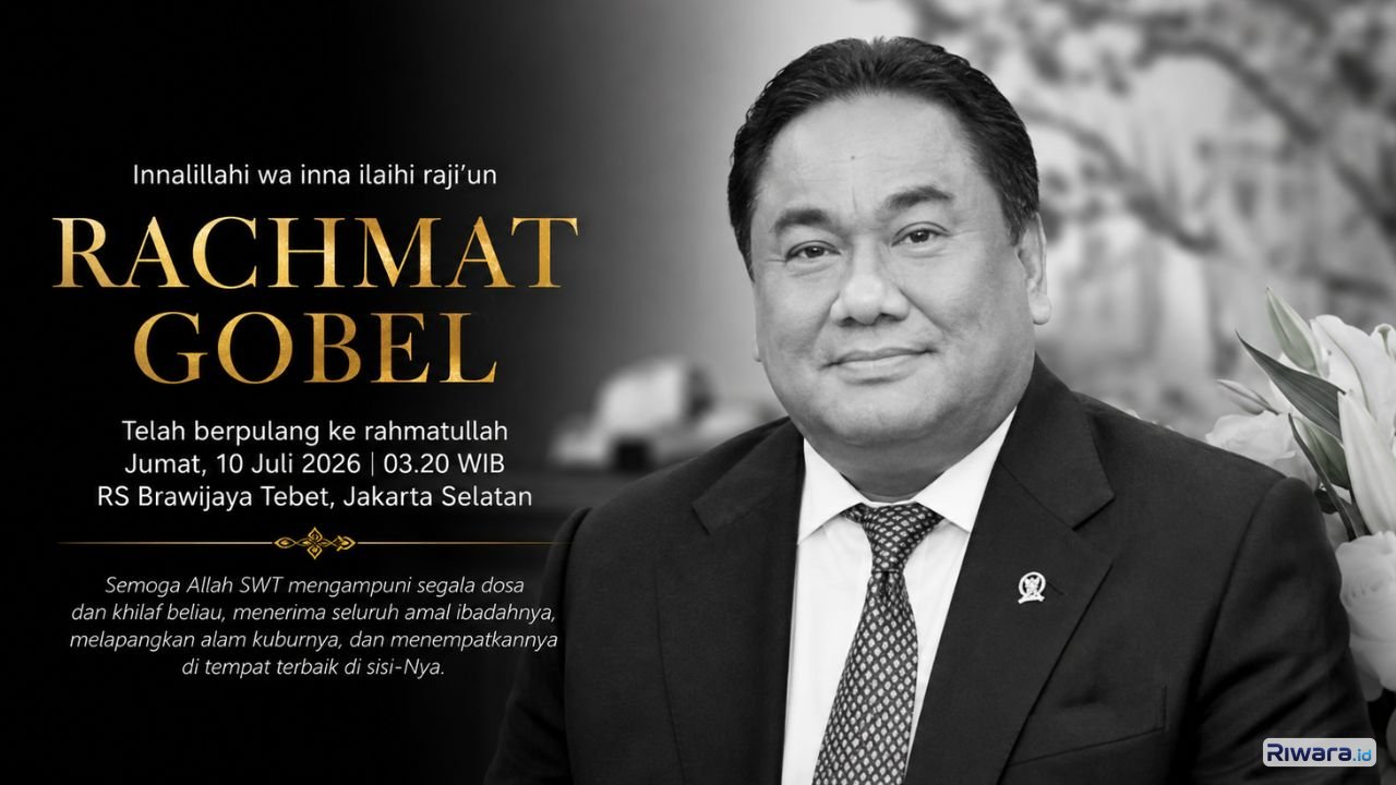 Rachmat Gobel semasa hidup Tokoh industri nasional mantan Menteri Perdagangan RI dan Wakil Ketua DPR RI itu meninggal dunia pada Jumat 10 Juli 2026 pagi di RS Brawijaya Tebet Jakarta Selatan